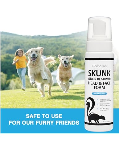 NonScents Skunk Odor Remover Head & Face Foam – Easily Eliminate Skunk Odor from Pets, Carpets, Clothing, Ready-to-Use for Dogs, Cats, Home, Carpet, Car, Clothes - Fragrance Free Freshener - Image 4