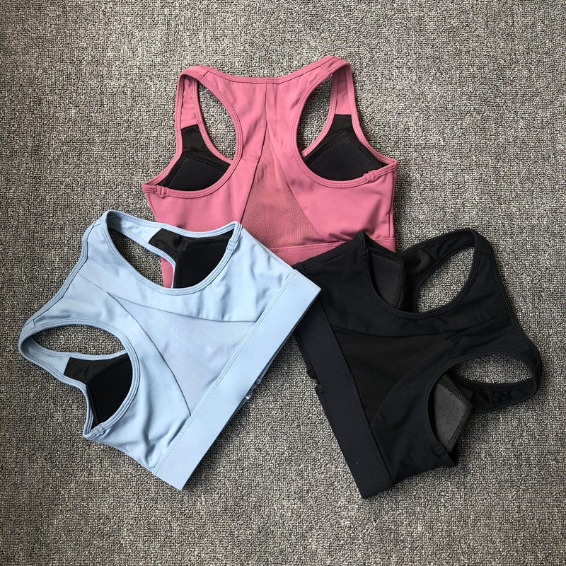 Sports Underwear Women'S Shockproof Running Anti-Sagging Plus Size Chubby Girl Big Chest Push Up Front Zipper Vest Shaped Bra - Image 3