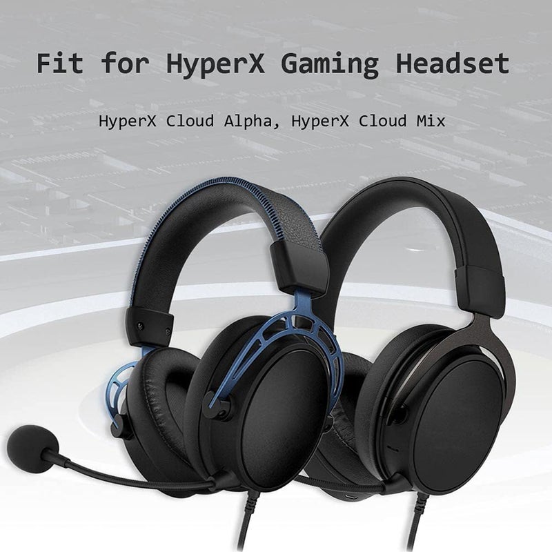 ام جي كور كابل صوتي بديل بطول 2 متر لسماعات HyperX Cloud Alpha و Cloud Mix مع تحكم مضمن في كتم الصوت ومستوى الصوت - Image 2