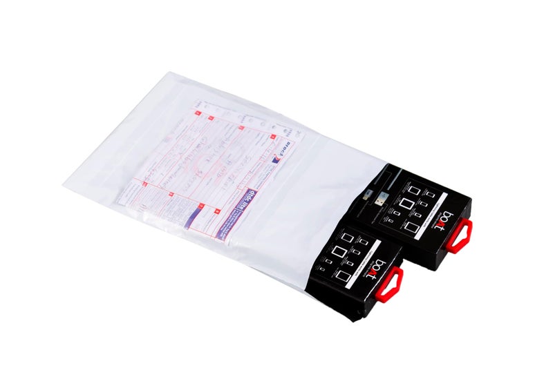 SECUREMENT Security Poly Courier bag Envelopes with POD pouch (6 x 8 inches) - 500 Packs - Image 1