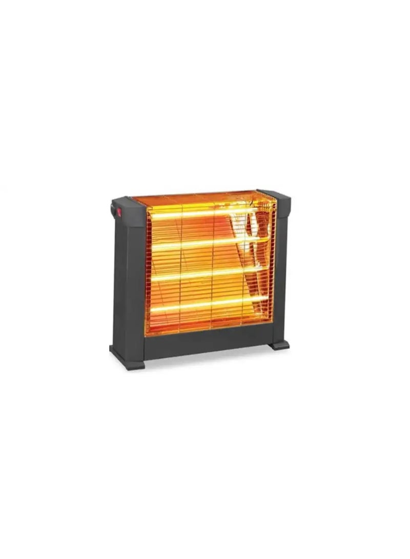 Kumtel Electric Heater, 2200 Watt, 4 Heating Elements, KS-2760 - Black - Image 1