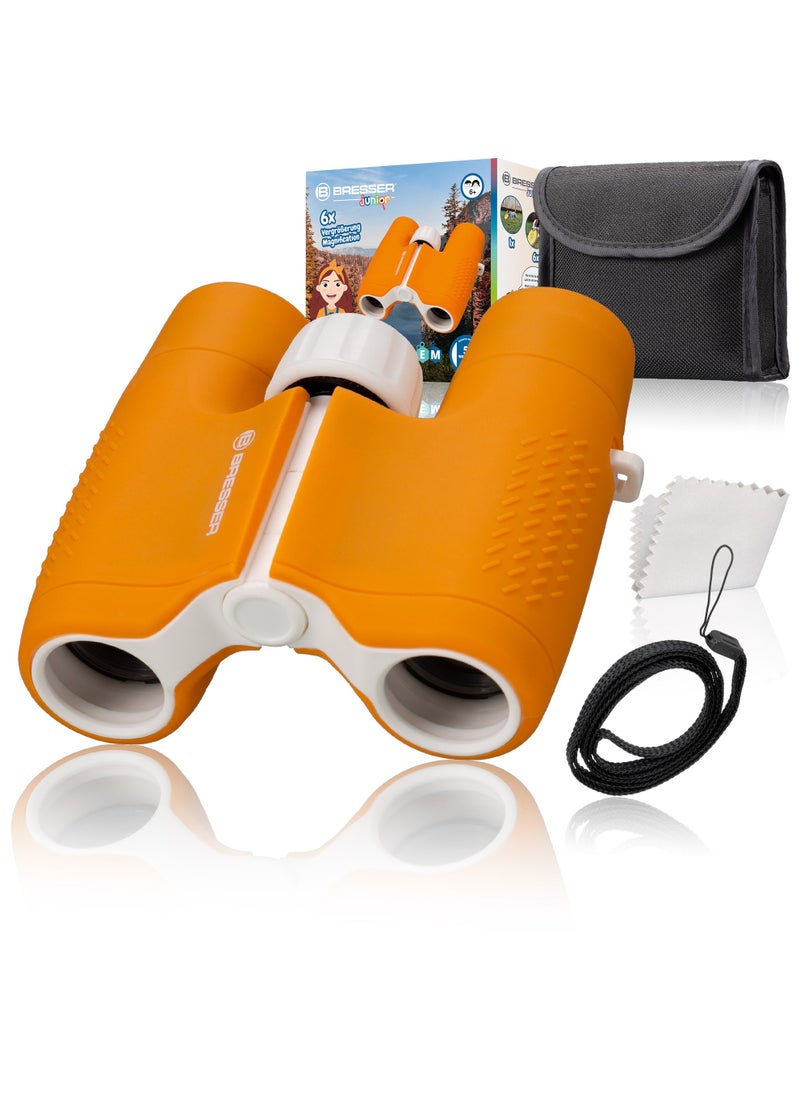 BRESSER JUNIOR BRESSER JUNIOR 6x21 children's binoculars in different colours orange  - Image 1