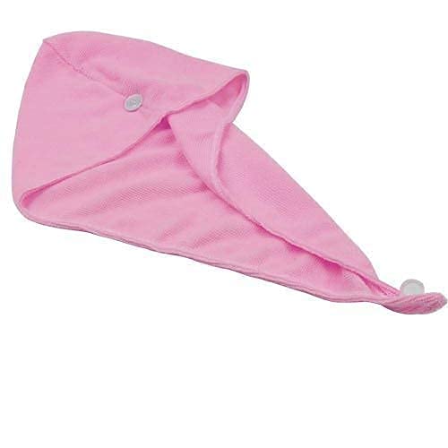 Cyrox Cyrox HairDrying Absorbent Microfiber Towel Dry Shower Caps Bathrobe Hat Magic Hair Wrap for Women Hair wrap 1Pcs - Image 4