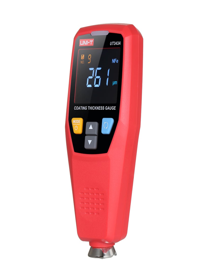 UNI-T Dual Purpose Paint Coating Thickness Gauge for Ferrous Substrate/ Non-Ferrous Substrate Measurement Handheld Digital Coatings Thickness Tester 0～1750μm Automobile Electroplating Paint Film - Image 1