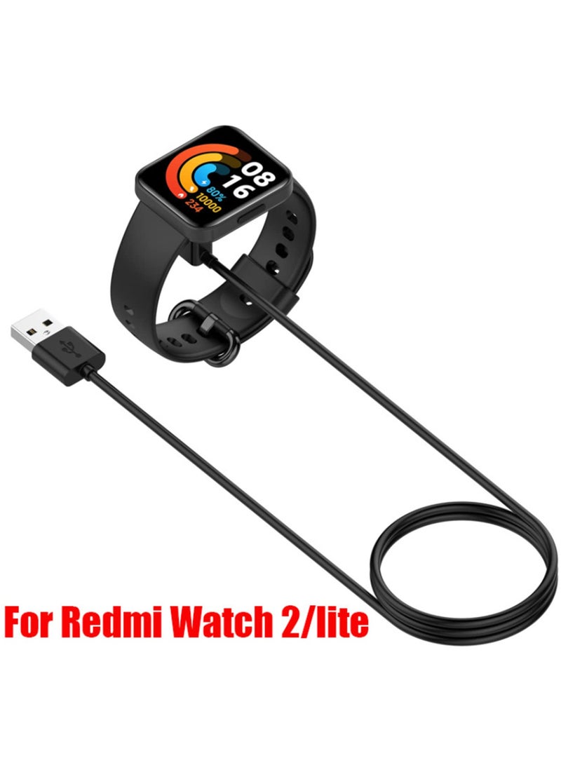 كابل شاحن USB 1 متر لساعة Redmi Watch 2 Lite الذكية - محول شحن وإكسسوارات قاعدة متوافقة مع شحن Redmi Watch 2 - Image 2