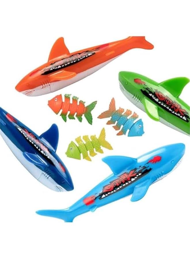 هوكور ألعاب غوص لحمام السباحة للأطفال والمراهقين مع حلقات وعصي للغوص وكنوز تحت الماء وألعاب أسماك تويبيدو بانديتس وغيرها، ألعاب سباحة مائية ممتعة للأولاد والبنات والبالغين من 26 قطعة، بلاستيك - Image 2