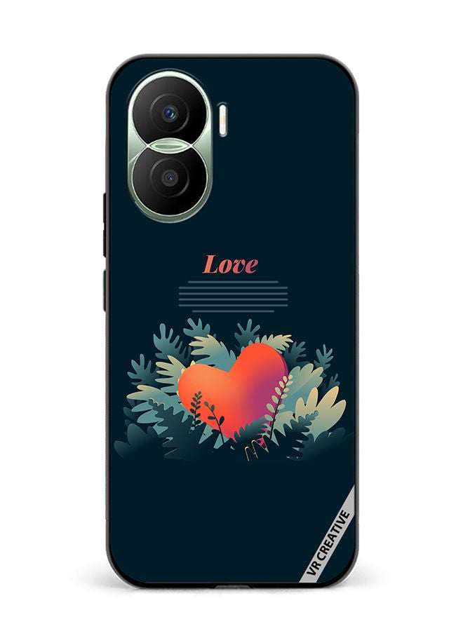 VR CREATIVE Protective Case Cover For Honor Play7T Pro Love Design Multicolour - Image 1