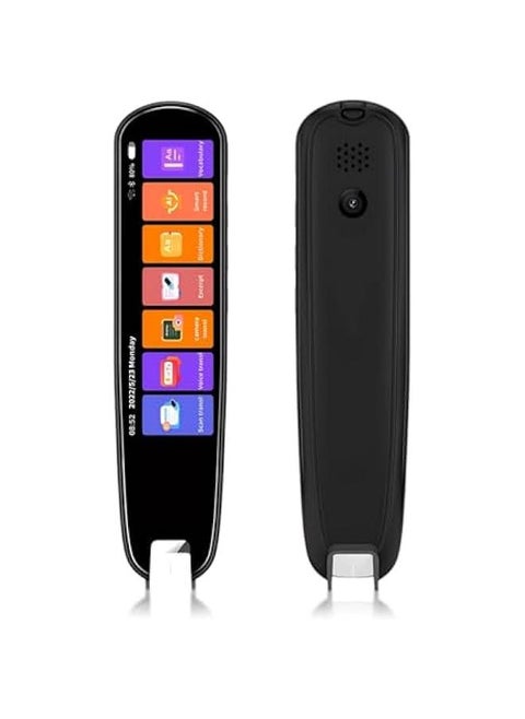 Digital Translation Pen, 3.38in Touchscreen Text to Speech Languages Translator Pen Scanner, Real Time 134 Languages Portable Dictionary Pen for Travel Reading Learning Meeting