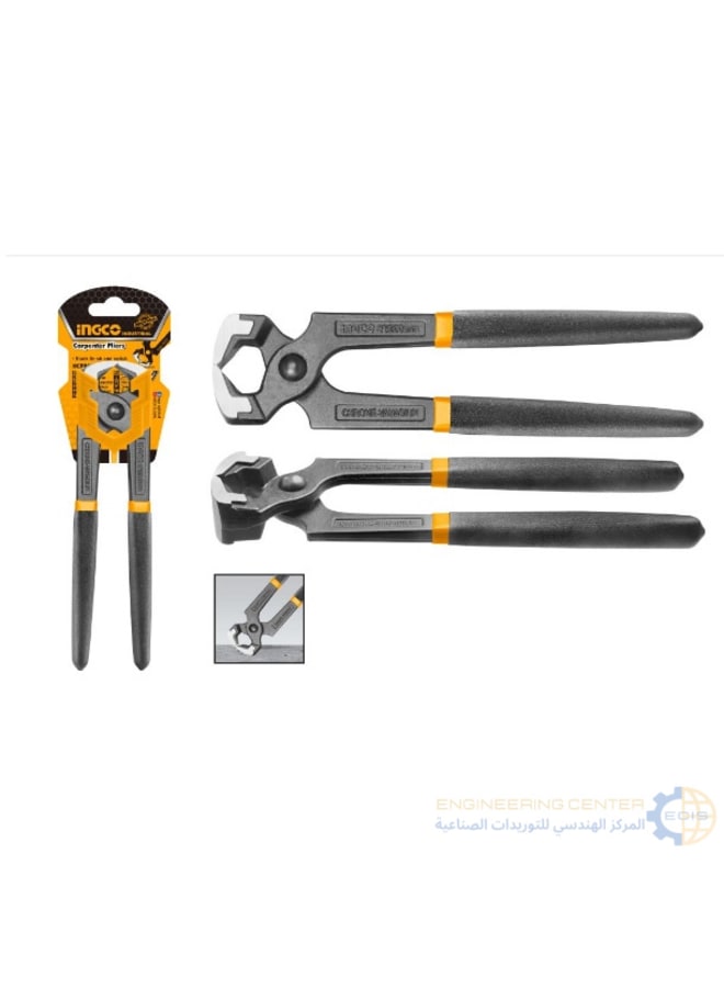 INGCO 8" Carpenter's Pliers, Black Rubber Handle, HCPP02200, INGCO