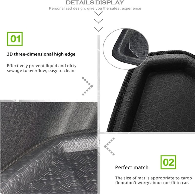 Wivplex Rear Car Trunk Boot Liner for Lexus RX Series - Image 5