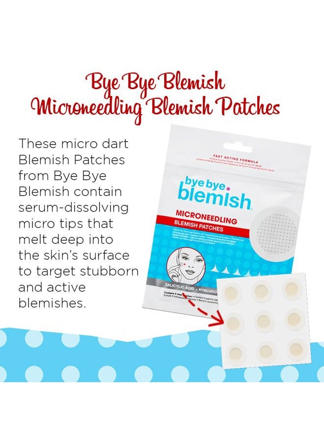 Bye Bye Blemish لصقات حب الشباب، 9 لصقات حب الشباب الشفافة لعلاج حب الشباب بسرعة، علاج بقع العيوب لجميع أنواع البشرة، عبوة واحدة - Image 2