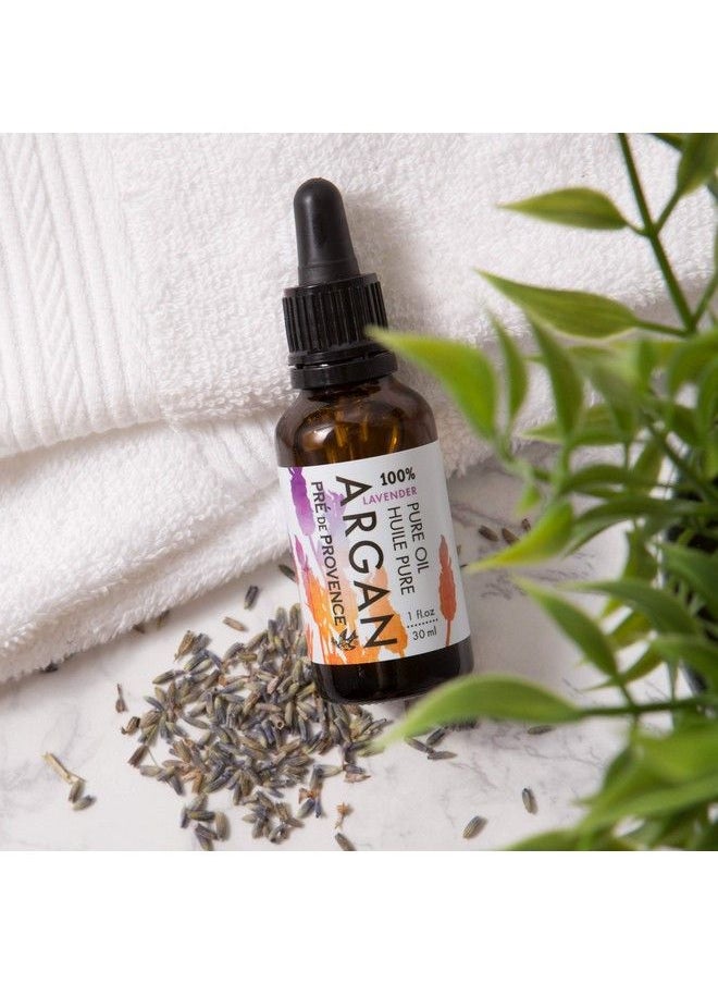 Pre De Provence Moroccan Argan Oil For Skin Face Hair & Nails (1 Oz) Lavender  - Image 4