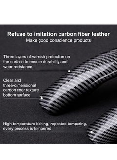 Generic Universal Carbon Fiber Steering Wheel Cover Non Slip Sport Accessory for Cars Fits Various Diameters  - Image 3