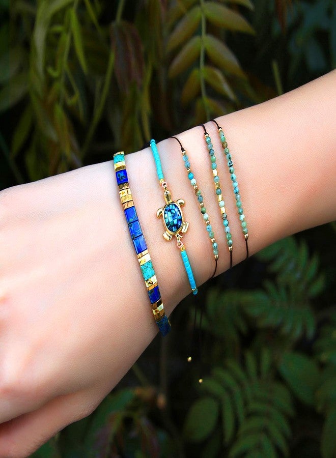 KELITCH Women Stretch Bracelets Tila Beaded Bracelet Candy Colors Friendship Bracelets New Jewelry - Image 5