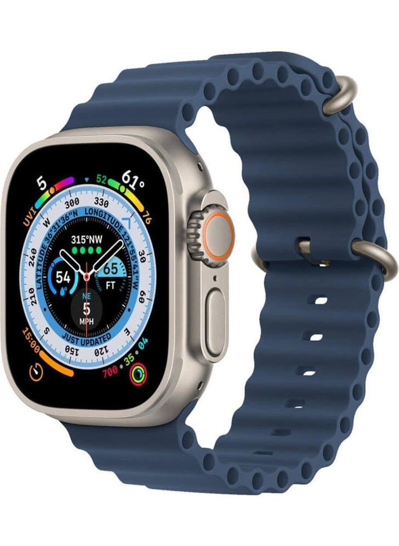 Koodmax - Apple Watch Compatible Ultra Ocean Loop Buckle Strap Band 42 44 45 49MM - Image 1