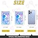 TIFICAL 100 PCS Mylar Holographic Bags Smell Proof Bags Clear Resealable Bags Valentines Day Decorations Gift Baggies for Dulces Bracelet Lipgloss Eyelash Jewelry Packaging 29x47 Inch - Image 4