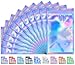 TIFICAL 100 PCS Mylar Holographic Bags Smell Proof Bags Clear Resealable Bags Valentines Day Decorations Gift Baggies for Dulces Bracelet Lipgloss Eyelash Jewelry Packaging 29x47 Inch - Image 1