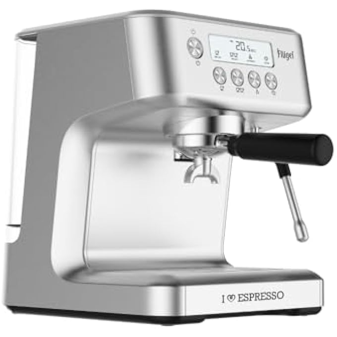 داري ماكينة تحضير الإسبريسو الرقمية فلوجل بقوة ١٤٠٠ واط مع ضمان لمدة ١٤ شهرًا - Image 1