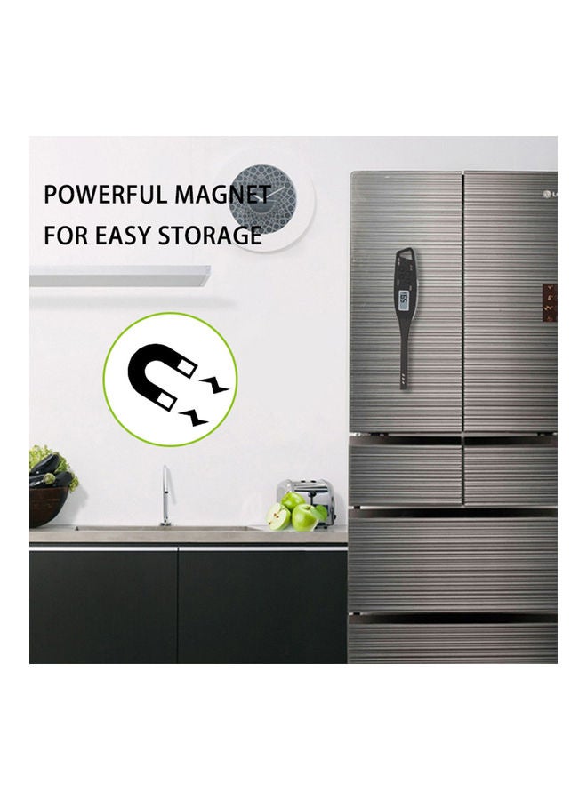 Loquat Digital Food Thermometer Backlight Instant Read Meat Thermometer Barbecue BBQ Grill r Thermometer Cooking Baking Oven Thermometer Black 25*4*22.5cm - Image 5