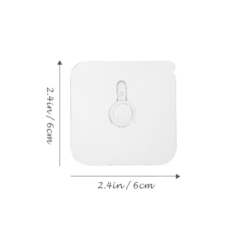 8 Pcs Damage Free Picture Hanging Hooks Self Adhesive for Tile Walls Clocks Frames - Image 3