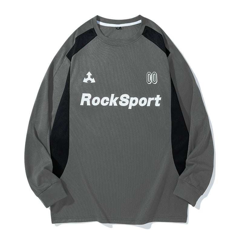 2025 Long-Sleeved T-Shirt For Men And Women, Wide Version, Large Size Basketball Uniform, Round Neck Sweatshirt, Men'S Bottoming Shirt, Top Clothes - Image 1