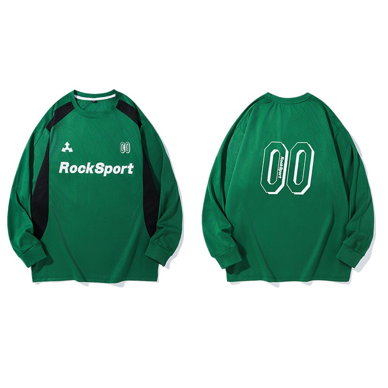2025 Long-Sleeved T-Shirt For Men And Women, Wide Version, Large Size Basketball Uniform, Round Neck Sweatshirt, Men'S Bottoming Shirt, Top Clothes - Image 4