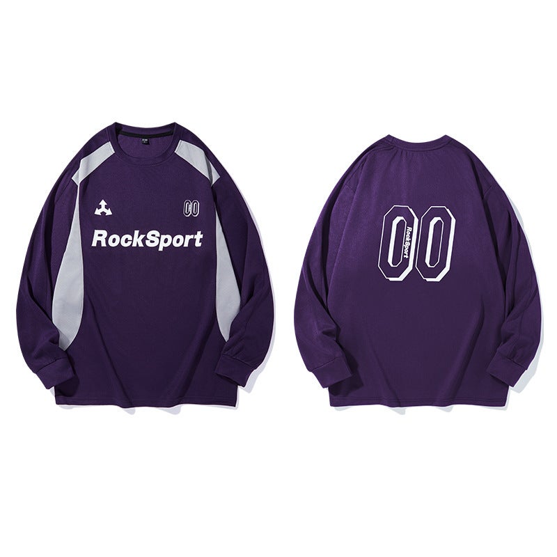 2025 Long-Sleeved T-Shirt For Men And Women, Wide Version, Large Size Basketball Uniform, Round Neck Sweatshirt, Men'S Bottoming Shirt, Top Clothes - Image 5