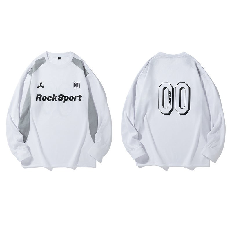 2025 Long-Sleeved T-Shirt For Men And Women, Wide Version, Large Size Basketball Uniform, Round Neck Sweatshirt, Men'S Bottoming Shirt, Top Clothes - Image 3