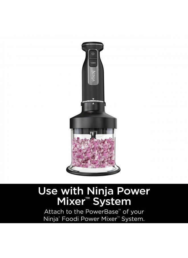 Ninja Ninja XSKKITCHPR Foodi Power Chopper 3-Cup Food Processor Bowl, for Ninja Power Mixer System (CI100 Series), Black  - Image 3