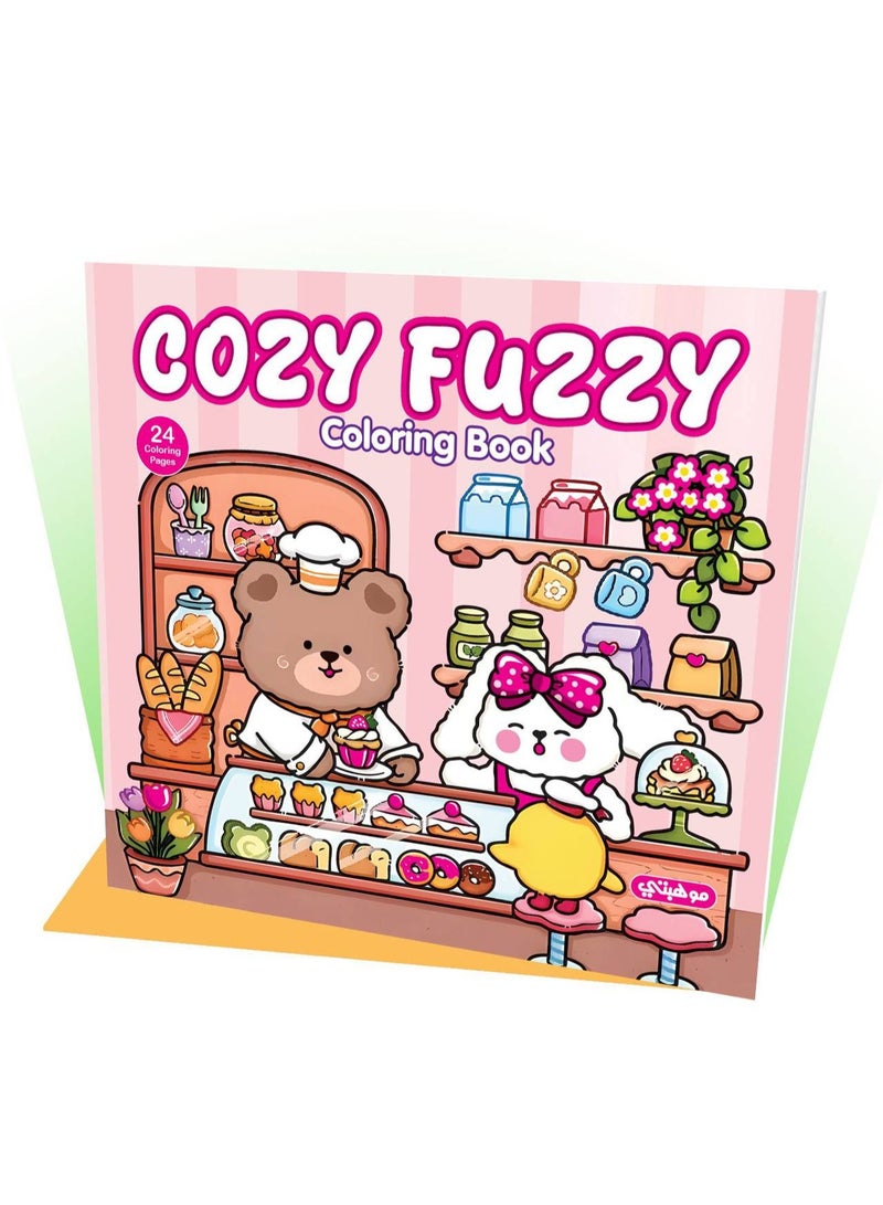 تالنت كتاب تلوين كوزي للكبار والصغار | Fuzzy | للاسترخاء وتقليل التوتر من تالنت شوب - Image 1
