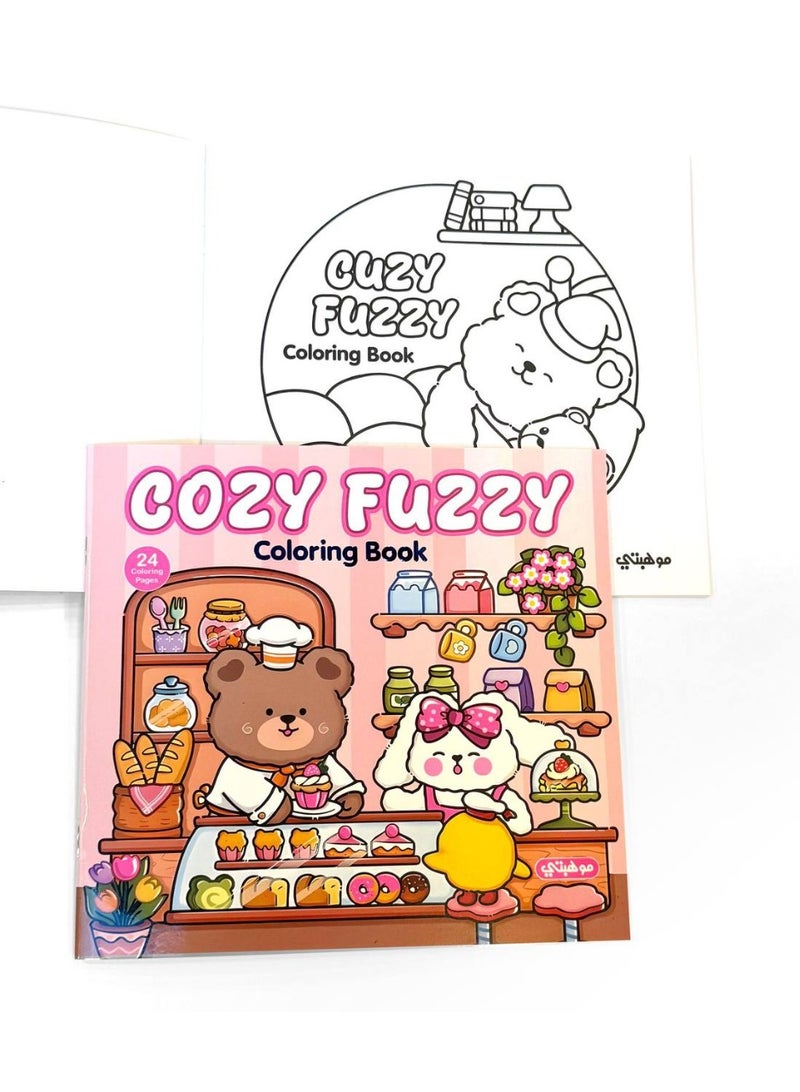 تالنت كتاب تلوين كوزي للكبار والصغار | Fuzzy | للاسترخاء وتقليل التوتر من تالنت شوب - Image 4