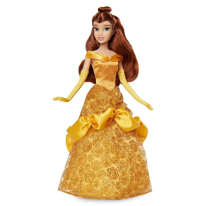 Disney Store Official Disney Princess Classic Doll (Belle from Beauty and The Beast), 11 Inches, Includes Brush with Molded Details, Posable Toy in Classic Outfit - Disney Princess Toys for Girls - Image 5