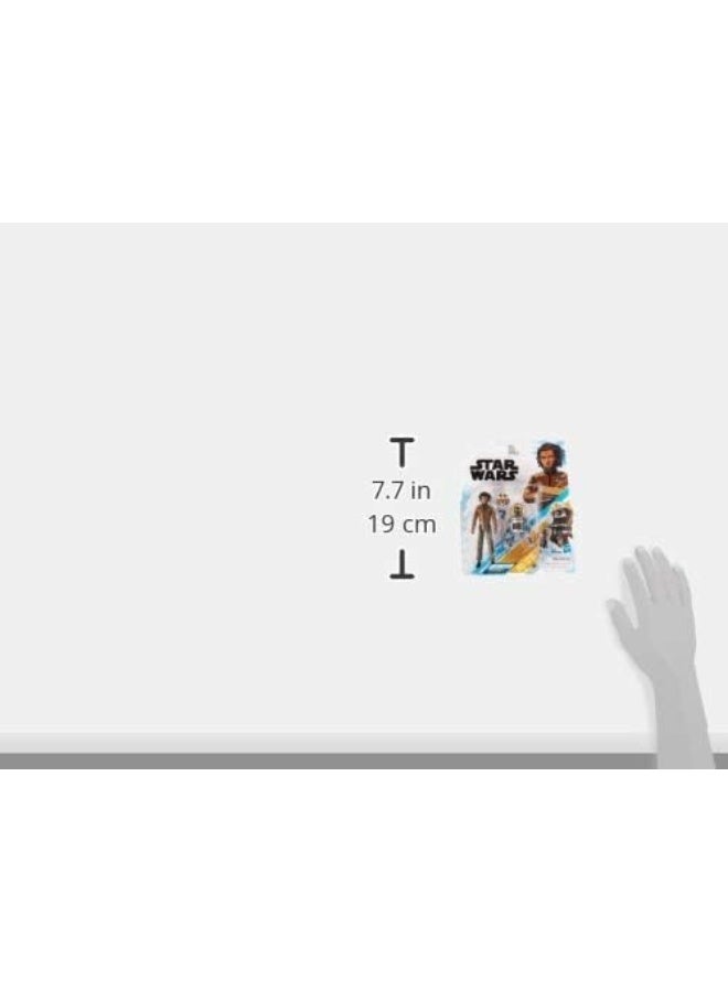 STAR WARS حرب النجوم: سلسلة المقاومة المتحركة - تمثال جارك ييجر وباكت (R1-J5) بحجم 3.75 إنش - عبوة من قطعتين - Image 3