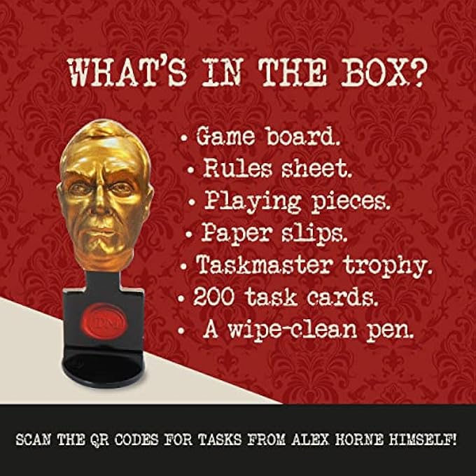 Ginger Fox Taskmaster The Board Game  Special Edition  Ultimate Gift For Fans  Fun for Cosy Nights In  Silly Challenges with Video Tasks from Alex Horne  Great for Parties and Groups  Ages 8 - Image 4