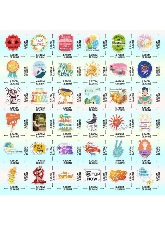 Zheyistep 400Pcs Inspirational Words Stickers Motivational Waterproof Vinyl Stickers For Kids Teens Adults Teachers Positive Quote Stickers For Water Bottles Laptops Phone Journaling Scrapbooking  - Image 3