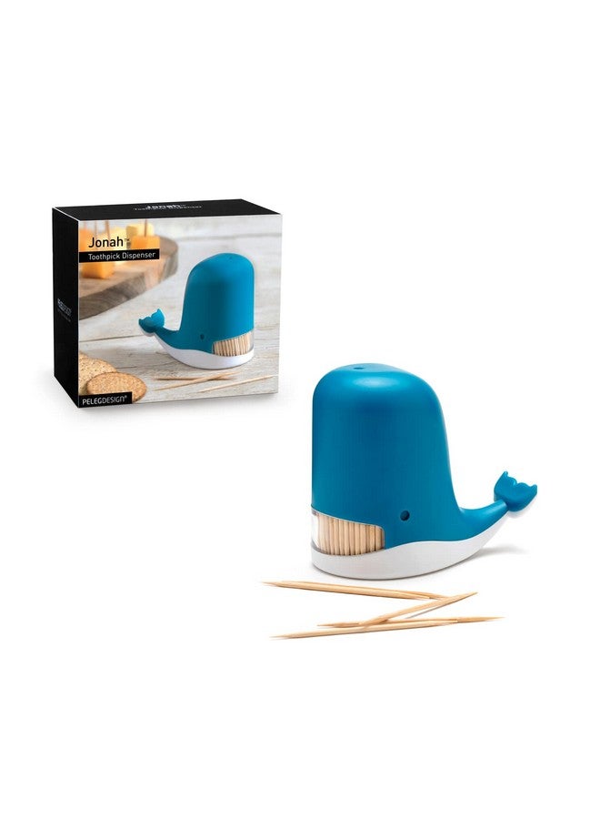 PELEG DESIGN Jonah Toothpick Holder - Cute Whale Toothpick Dispenser - Fun and Decorative Plastic Toothpick Holder for Easy Access During Meals or Gatherings - Image 1
