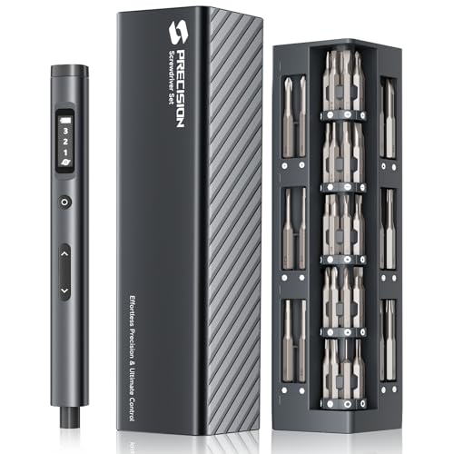 SUFICY 37V Mini Electric Screwdriver 57in1 Magnetic Screwdriver Set Precision Screwdriver Set Cordless Screwdriver with LED Light 3 Torque Settings Repair Tool Set for Phone Camera Laptop Watch - Image 1