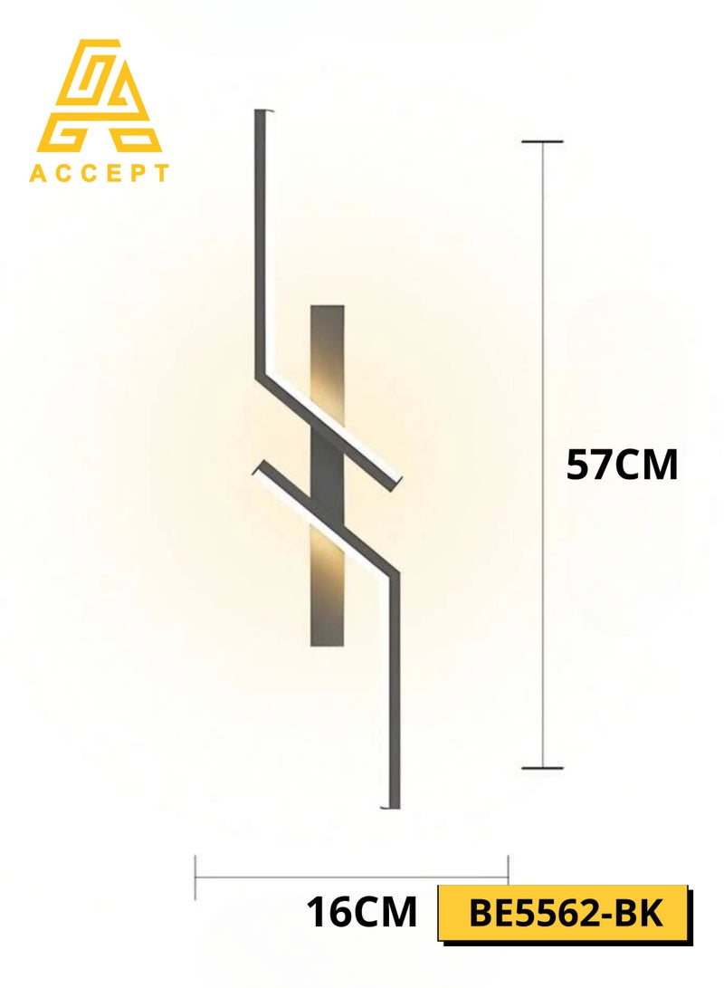 ACCEPT Modern LED wall light, no wires required, TYPE-C battery charging - Image 3