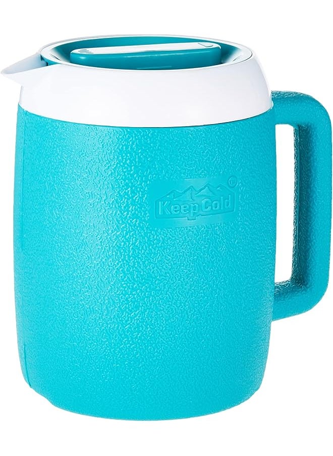 Cosmoplast Plastic 1 Liter Teal Green Keep Cold Insulated Jug 1 Liter Mpicjg004Ta  - Image 1