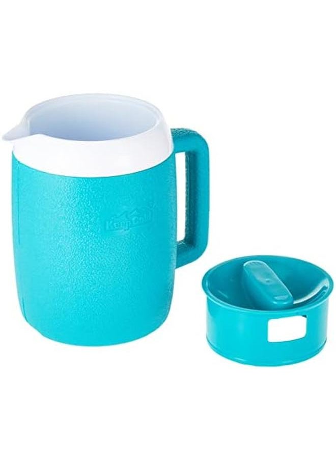 Cosmoplast Plastic 1 Liter Teal Green Keep Cold Insulated Jug 1 Liter Mpicjg004Ta  - Image 2