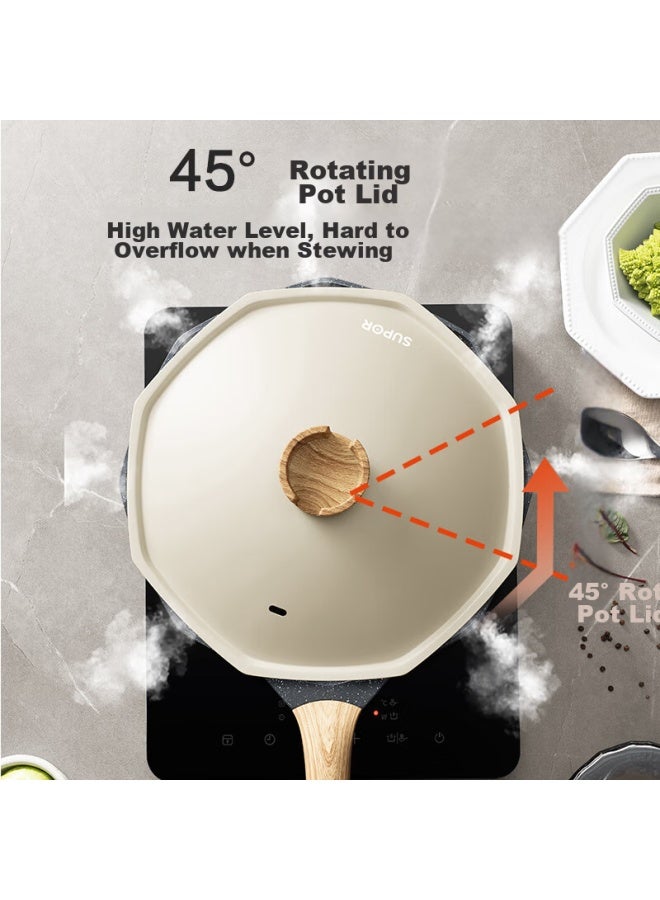 Supor Non-stick Wok, Maifanshi Color, 30cm, For Gas And Induction Cooktops, Ec30aan02 - Image 5