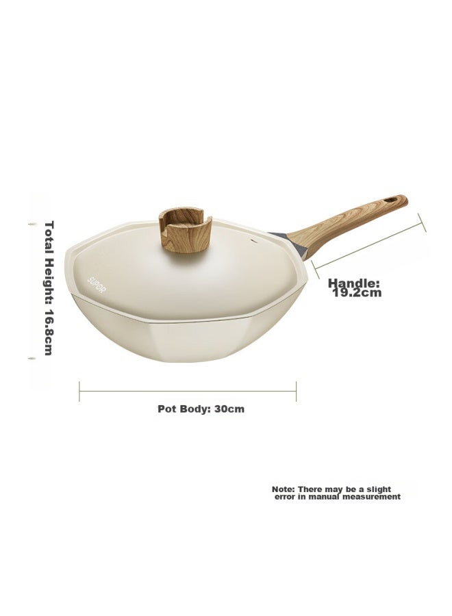 Supor Non-stick Wok, Maifanshi Color, 30cm, For Gas And Induction Cooktops, Ec30aan02 - Image 2