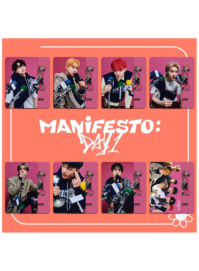NIBEMINENT 8 Pcs Kpop Enhypen MANIFESTO: DAY 1 Lomo Cards Card For Fans Collection Gifts - Image 2