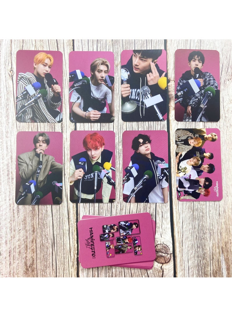 NIBEMINENT 8 Pcs Kpop Enhypen MANIFESTO: DAY 1 Lomo Cards Card For Fans Collection Gifts - Image 3