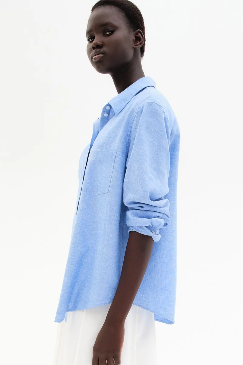 H&M Linen-blend shirt