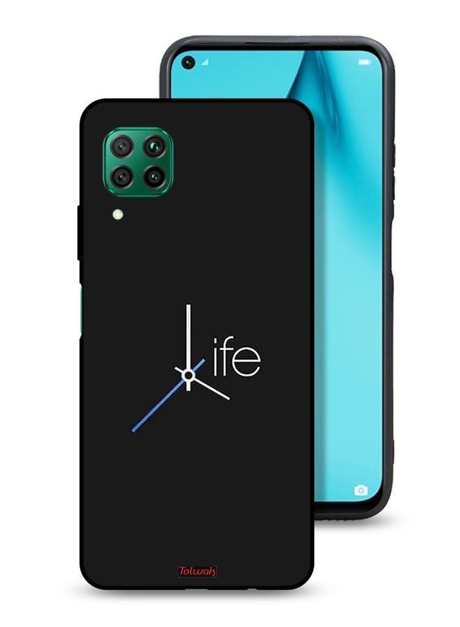 Tolwak Huawei P40 lite 4G Protective Case Cover Life Clock - Image 1