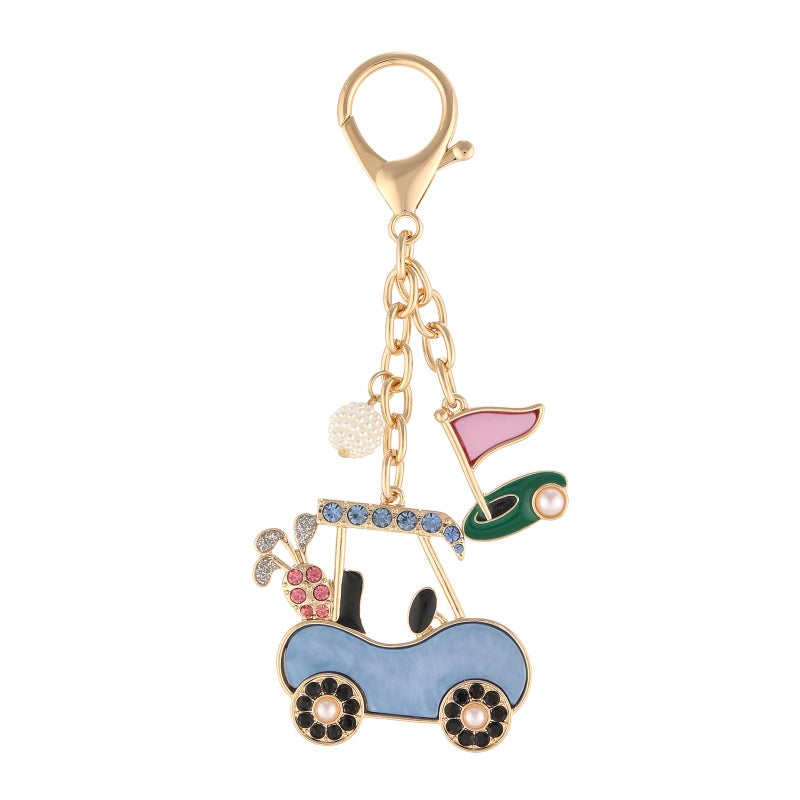 Madison Tyler Golf Cute Sport Keychains for Women | Bag Charms for Handbags | Gold Plated Purse Charms for Handbags Decor Backpack Bag Trendy - Image 1