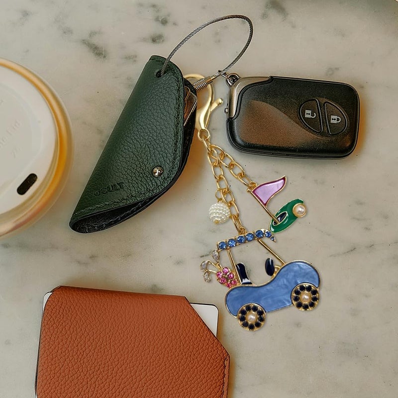 Madison Tyler Golf Cute Sport Keychains for Women | Bag Charms for Handbags | Gold Plated Purse Charms for Handbags Decor Backpack Bag Trendy - Image 5