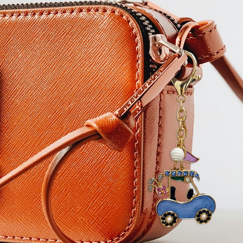 Madison Tyler Golf Cute Sport Keychains for Women | Bag Charms for Handbags | Gold Plated Purse Charms for Handbags Decor Backpack Bag Trendy - Image 4