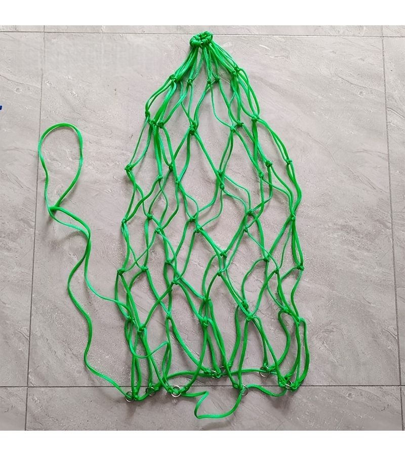 Slow Feed Horse Hay Net And Bag Single Pack Small Hole Slow Release Hay Dispenser Suitable For Horses Stall Feeding Pasture Stables Outdoor Use Reduces Waste Grazing System - Image 3